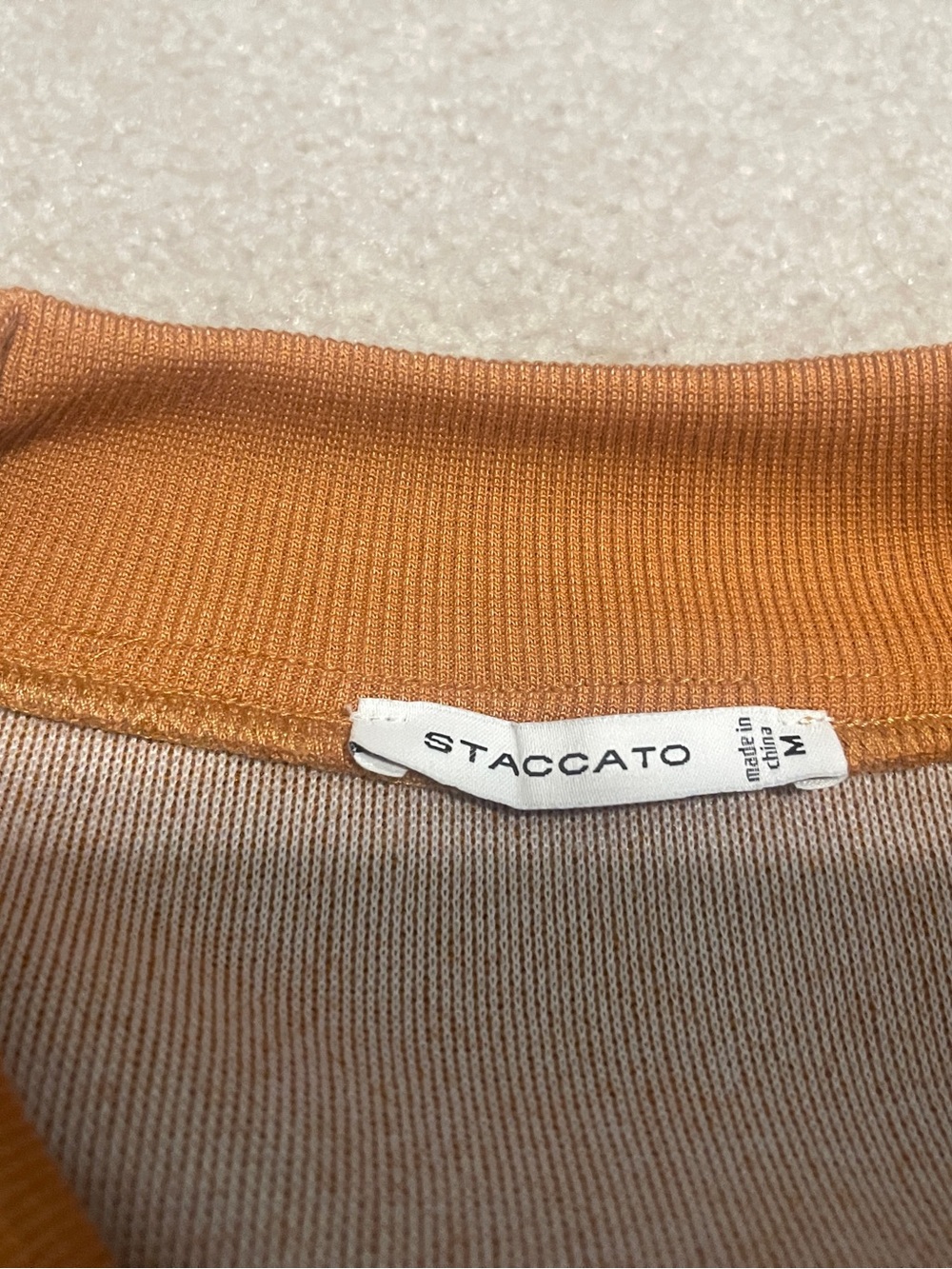 Staccato Men's Rust-Brown Bomber Jacket - Picture 3 of 3